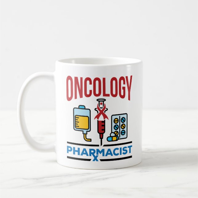 Caneca De Café Equipe de Farmacovigilância do Farmacêutico de Onc (Esquerda)