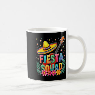 Caneca De Café Equipe de festa mexicana cinco de maio família cor
