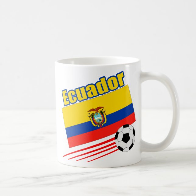 Caneca De Café Equipe de futebol de Equador (Direita)