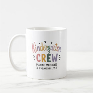 Caneca De Café Equipe de Jardim de Infância Fazendo Memórias e Mu