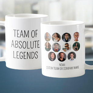 Caneca De Café Equipe De Legendas Absolutas 11 Escritório De Foto