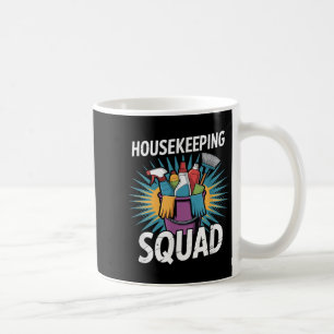 Caneca De Café Equipe de Limpeza das Famílias Funcionarios