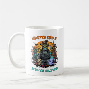 Caneca De Café Equipe de Monstros Personagens Assustadores de Hal