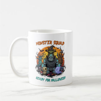 Caneca De Café Equipe de Monstros Personagens Assustadores de Hal