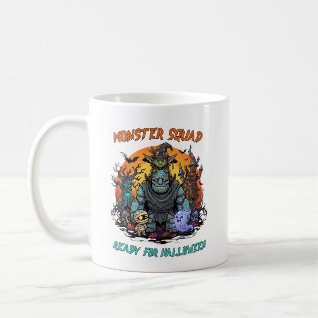 Caneca De Café Equipe de Monstros Personagens Assustadores de Hal (Esquerda)