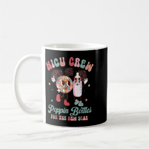 Caneca De Café Equipe De Nicu Enfermeira Estourando Garrafas Para