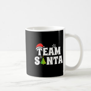 Caneca De Café Equipe de Papai Noel Família Grupo Correspondência