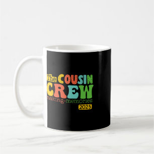 Caneca De Café Equipe de Primos 2025 Criando Memórias Férias de V