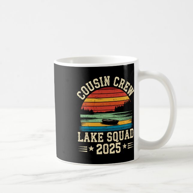 Caneca De Café Equipe de Primos 2025 Equipe de Primos do Lago  (Direita)