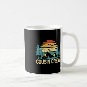 Caneca De Café Equipe de Primos Amigos de Acampamento Férias de V