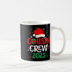 Caneca De Café Equipe de Primos de Natal 2025 Xmas Piadas Família