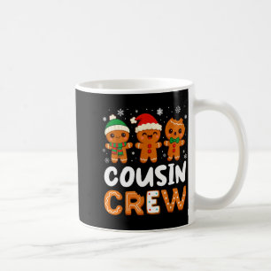 Caneca De Café Equipe de Primos Natal 2025 Biscoito Crianças Meni