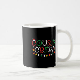 Caneca De Café Equipe de Primos Natal em Julho Esquadrão Família