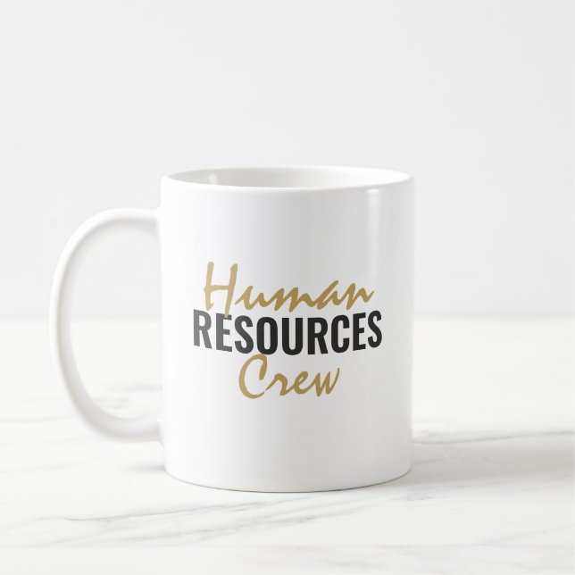 Caneca De Café Equipe de Recursos Humanos – Personalizado (Esquerda)