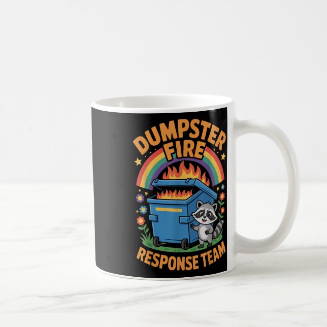 Caneca De Café Equipe de resposta a incêndios de Dumpster (Direita)