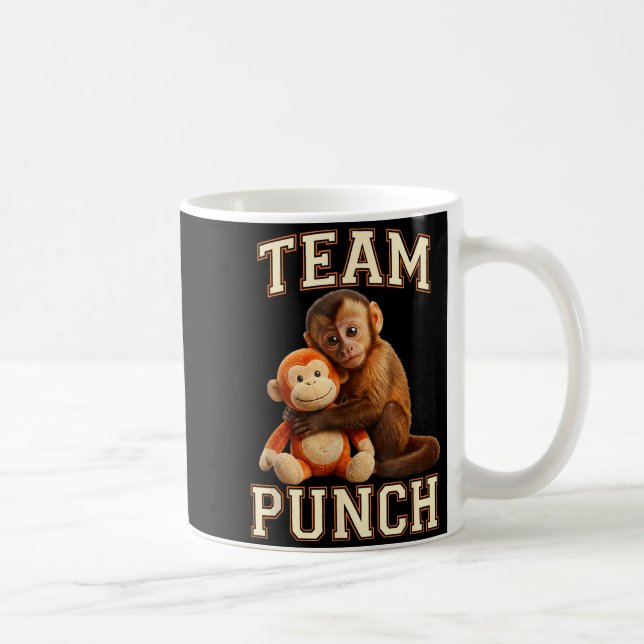 Caneca De Café Equipe de Soco do Bebê Macaco Soco (Direita)
