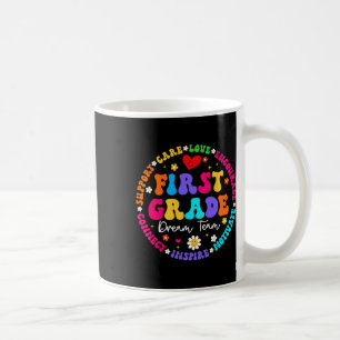 Caneca De Café Equipe De Sonhos De Primeira Série De Volta Ao Amo