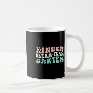 Caneca De Café Equipe de Sonhos do Jardim Infantil Retro Groovy T