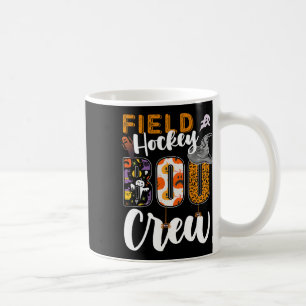 Caneca De Café Equipe de Torcida de Hóquei em Campo no Halloween