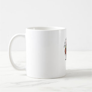 Caneca De Café Equipe de Trilha de Preguiça Engraçada - Clássico 