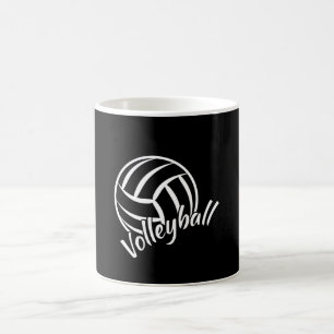 Caneca De Café Equipe de Voleibol de Praia Ideia Dotada
