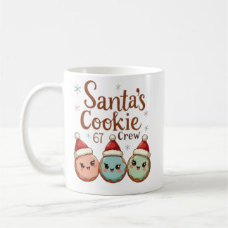 Caneca De Café Equipe do Biscoito do Papai Noel 67
