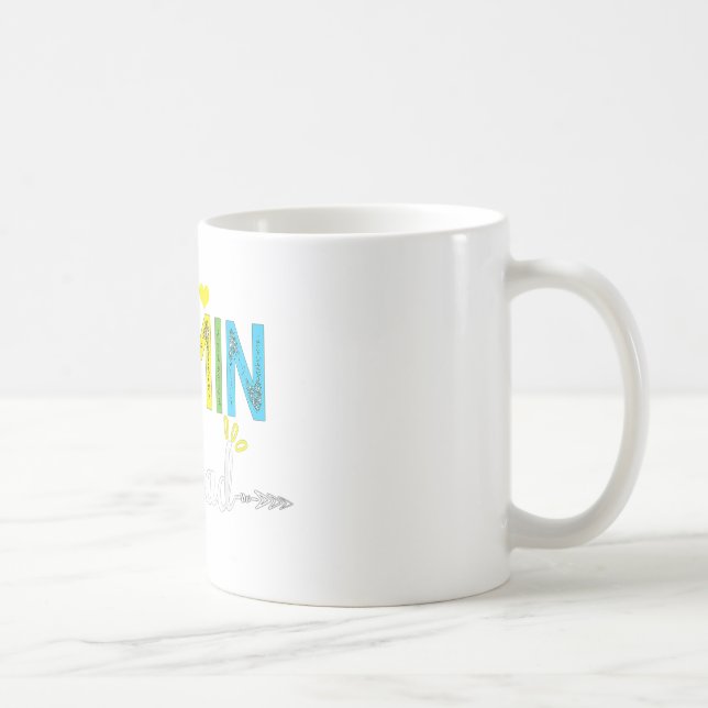 Caneca De Café Equipe do Grupo de Funcionarios do Esquadrão Admin (Direita)