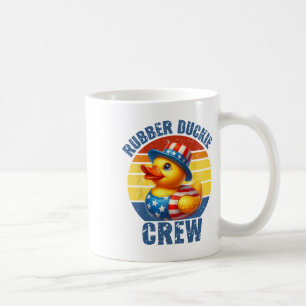 Caneca De Café Equipe do Patinho de Borracha Pato Engraçado