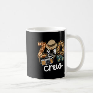 Caneca De Café Equipe do Zoológico Leonard Safari Reino Animal Ze
