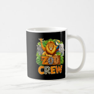 Caneca De Café Equipe do Zoológico Safari Vida Selvagem Animal Cu
