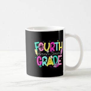 Caneca De Café Equipe dos Sonhos da Quarta Série Volta às Aulas d
