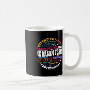 Caneca De Café Equipe dos Sonhos Groovy 4k Professora Jardim de I