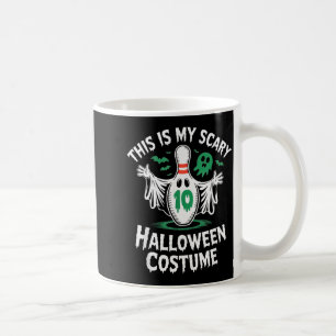 Caneca De Café Equipe engraçada da liga de boliche de fantasmas h