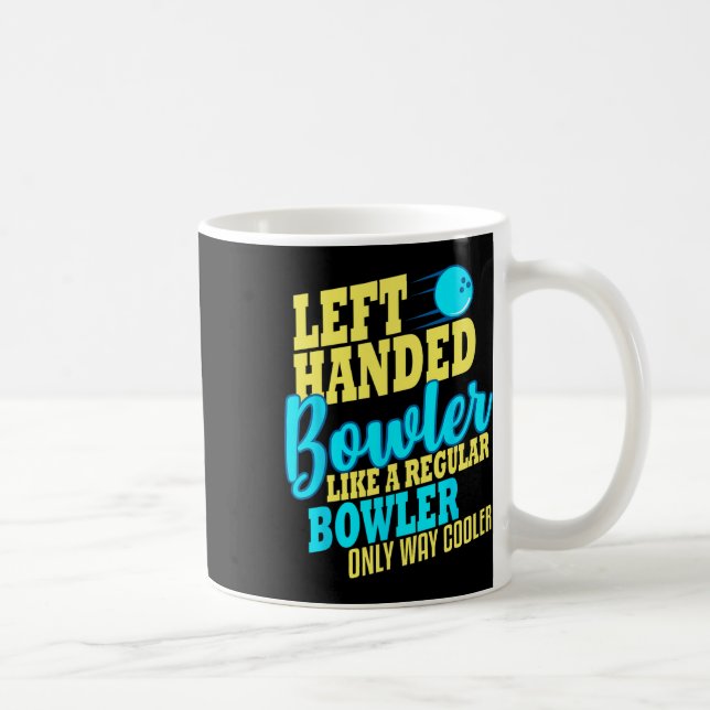 Caneca De Café Equipe Engraçada de Bowler à Esquerda (Direita)