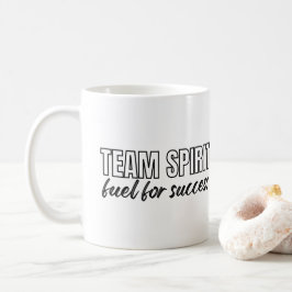 Caneca De Café Equipe Espírito Citação Inspiradora Negócios Funci
