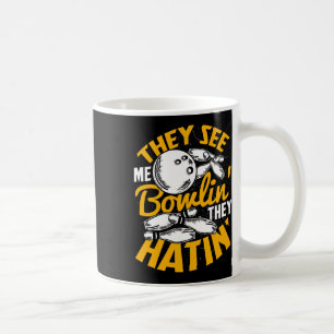 Caneca De Café Equipe Esportiva de Tiros de Roll de boliche Strik