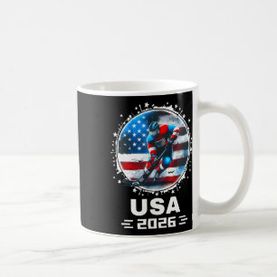 Caneca De Café Equipe EUA 2026 Estados Unidos Bandeira Americana