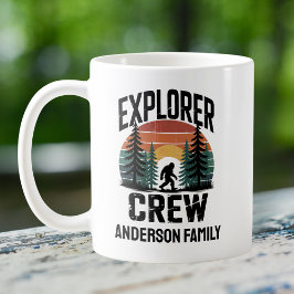 Caneca De Café Equipe Exploradora BigFoot Sasquatch Squatchy Vint