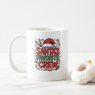 Caneca De Café Equipe Favorita do Papai Noel