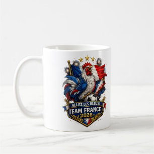 Caneca De Café Equipe França 2026 Galo Futebol