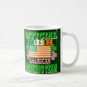 Caneca De Café Equipe Irlandesa de bebendo