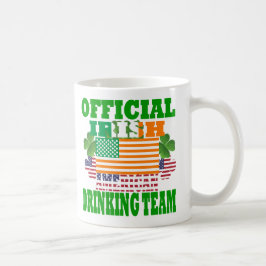 Caneca De Café Equipe Irlandesa de bebendo