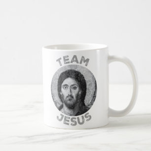 Caneca De Café Equipe Jesus: Ícone Pantocrador Cristo