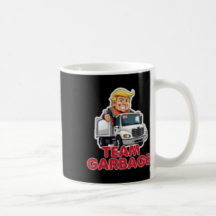 Caneca De Café Equipe Lixo Donald Trump Eleição 2025 Engraçado 