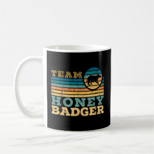 Caneca De Café Equipe Mel Badger Fearless Animal Ratel Corajosa