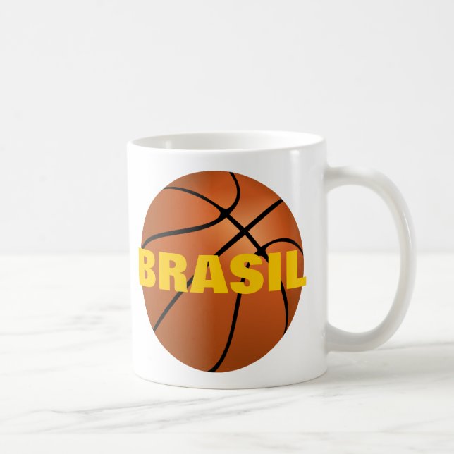 Caneca De Café Equipe Nacional de Basquete do Brasil (Direita)