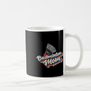 Caneca De Café Equipe Retro de Badminton Esportiva Treinador de J
