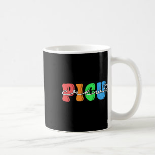Caneca De Café Equipe Retro Groovy Picu do Dia dos Namorados de T