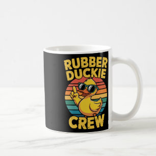 Caneca De Café Equipe Rubber Duckie Pato Retro Pato Vintage Engra