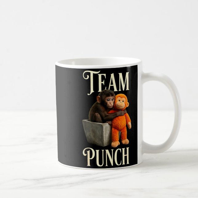 Caneca De Café Equipe soco japão bebê macaco soco  (Direita)